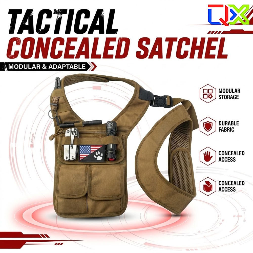 Edc Carry For Men - กระเป๋าสะพายใต้แขน QX Tactical สำหรับพกพาแบบซ่อนตัว กระเป๋าใส่อุปกรณ์ EDC