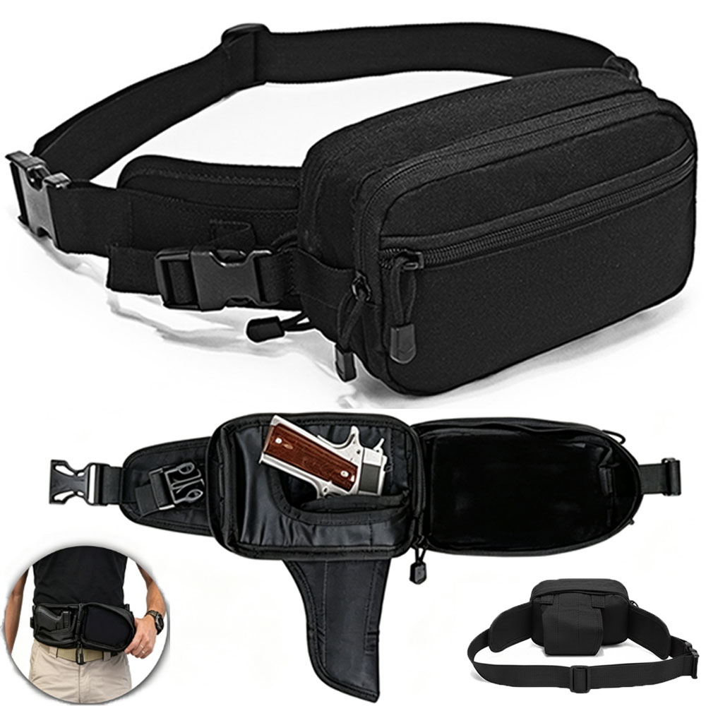 Edc Carry Pistols - กระเป๋าปืนพกยุทธวิธี กระเป๋าใส่ปืนแบบซ่อน กระเป๋าใส่ปืนพร้อมซองปืนซ่อน กระเป๋าคาดหน้าอกสำหรับล่าสัตว์ กระเป๋าคาดเอวแบบสะพายข้าง กระเป๋าใส่อุปกรณ์
