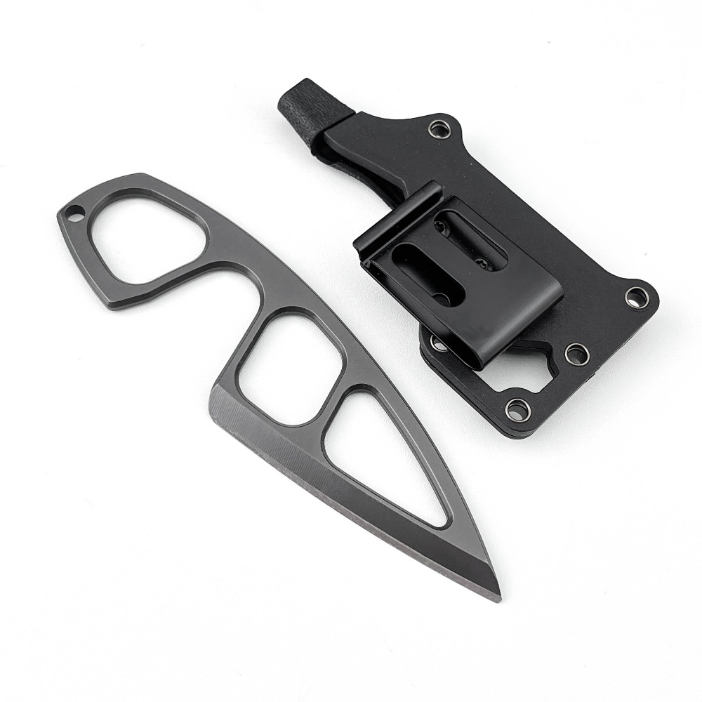 Edc Fixed Blade Deep Carry - มีดพก EDC แบบใบมีดคงที่ ด้ามจับดีไซน์กลวง พร้อมปลอก Kydex
