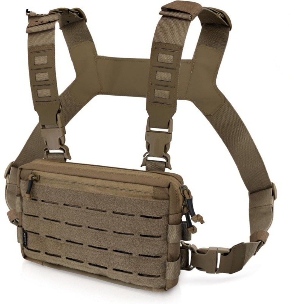 Edc Carry Bag - กระเป๋าคาดอกผู้ชายแฟชั่น 1000D ไนลอน แถบสะท้อนแสง EDC สไตล์ฮิปฮอป