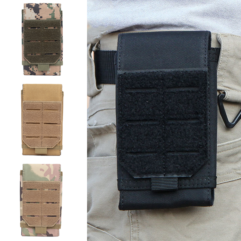 Edc Carry Pouch - กระเป๋าใส่โทรศัพท์แบบ Molle สำหรับกิจกรรมกลางแจ้ง กระเป๋าคาดเอวแบบยุทธวิธี อุปกรณ์เสริมสำหรับการตั้งแคมป์ เดินป่า