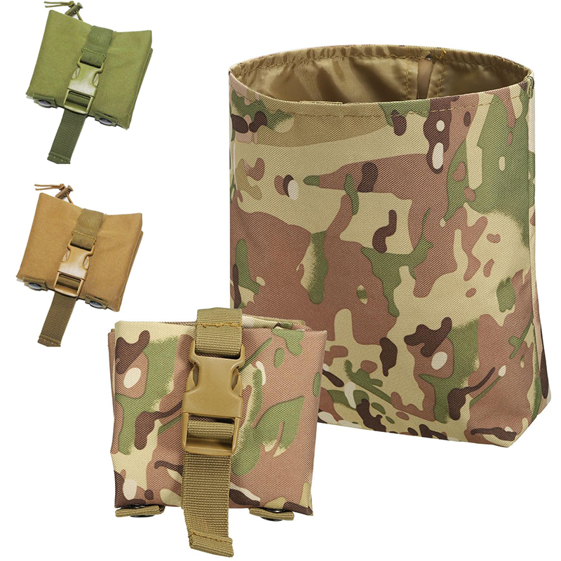 Edc Carry Pouch - กระเป๋าใส่แม็กกาซีนแบบพับได้ Molle สำหรับกิจกรรมกลางแจ้ง ตั้งแคมป์ ล่าสัตว์ อุปกรณ์