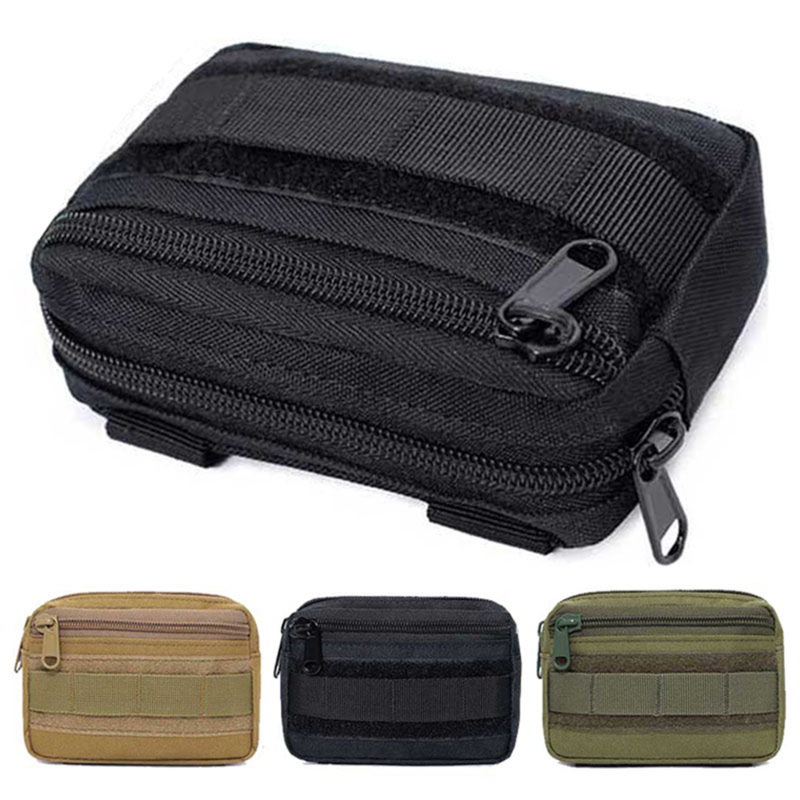 Edc Carry Belt - Double Layer EDC Pack ผู้ชายยุทธวิธี Molle