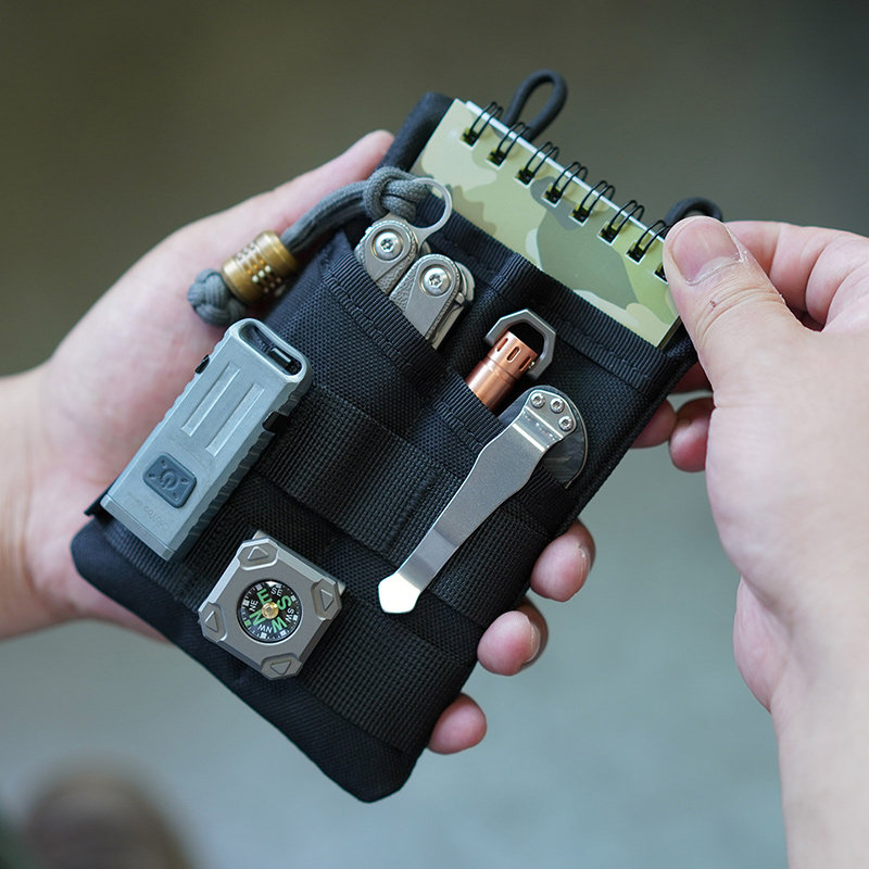 Edc Everyday Carry Bag - กระเป๋าอเนกประสงค์ EDC ผ้าอ็อกซ์ฟอร์ด สำหรับเก็บเครื่องมือ พกพาสะดวกในชีวิตประจำวัน ใส่บัตร