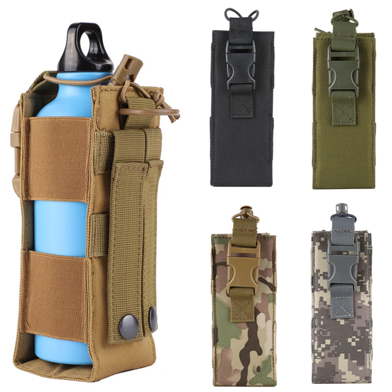 Edc Carry Pouch - ซองใส่ขวดน้ำแบบ Molle สำหรับกิจกรรมกลางแจ้ง ขี่จักรยาน ตั้งแคมป์ เดินป่า