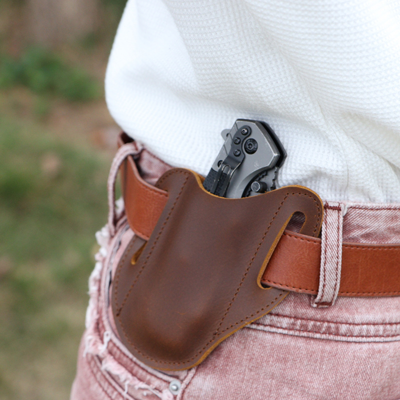 กระเป๋าใส่เครื่องมือ EDC หนังแ - Edc Carry Flashlight บทวิจารณ์และราคา
