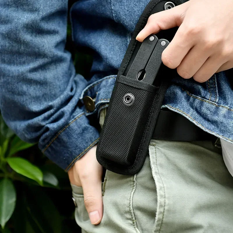 มีดล่าสัตว์ฝาครอบกระเป๋าไนลอน  - Edc Carry Knife บทวิจารณ์และราคา