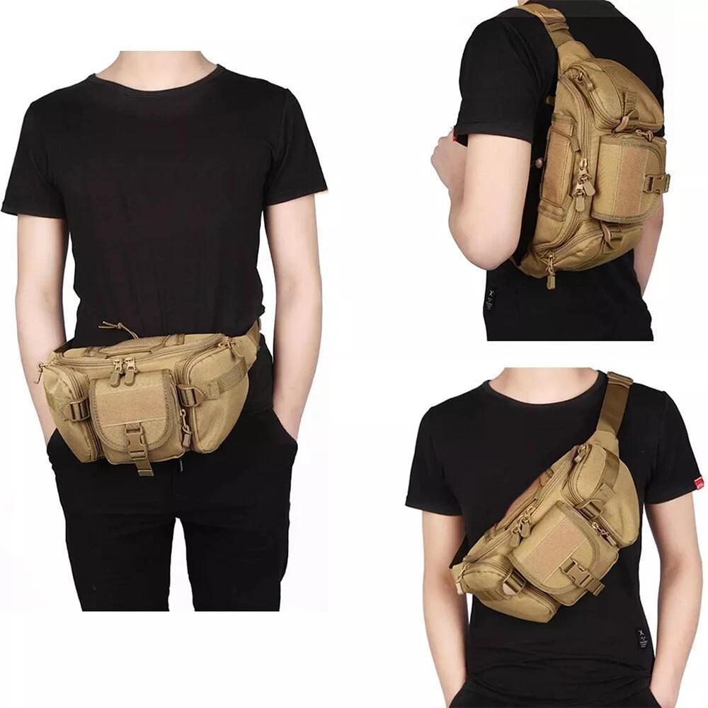 ยุทธวิธี Fanny Pack สําหรับชาย - Edc Carry Pistols บทวิจารณ์และราคา