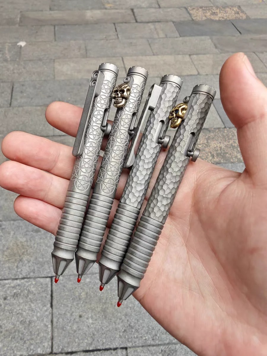 สำหรับปากกาโลหะผสมไทเทเนียม ED - Edc Carry Box บทวิจารณ์และราคา