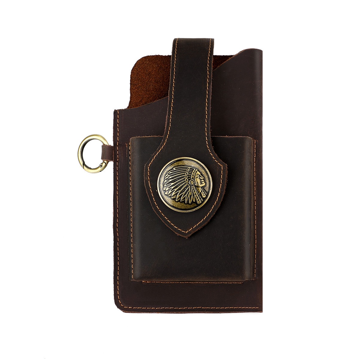 กระเป๋าใส่โทรศัพท์แบบมีห่วงเข็ - Leather Edc. Carry Pouch บทวิจารณ์และราคา