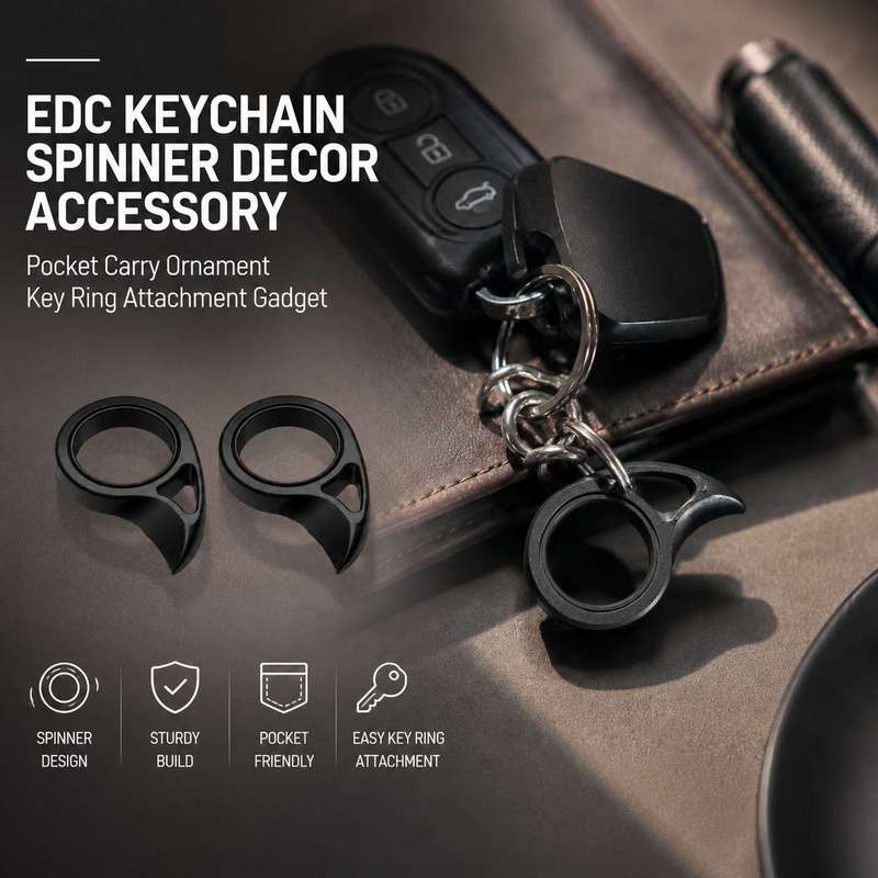 พวงกุญแจ EDC พร้อมสปินเนอร์ ขอ - Edc Carry Accessories บทวิจารณ์และราคา