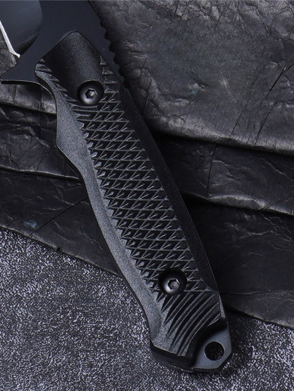 มีดพับแบบ Full Tang ใบมีดคมสำห - Edc Fixed Blade Deep Carry บทวิจารณ์และราคา