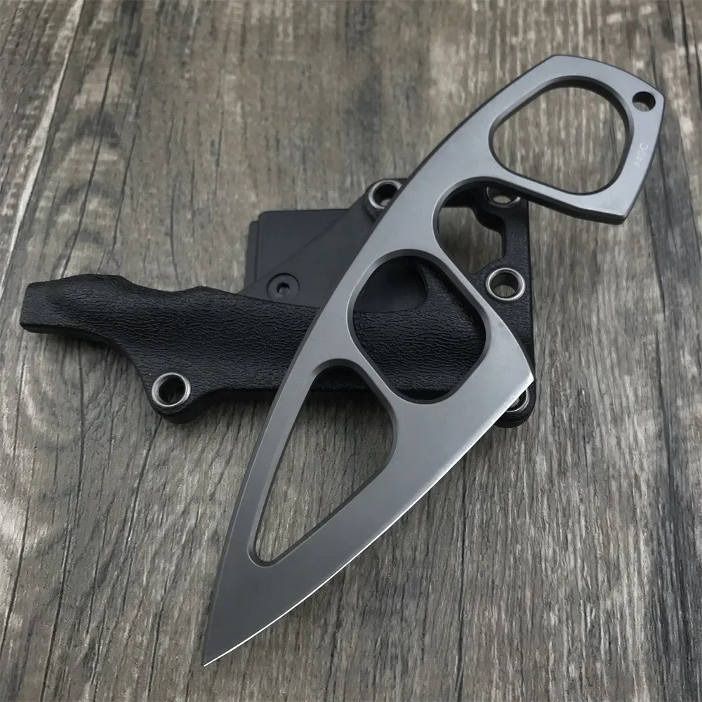 มีดคอแข็งแรงทนทาน ใบมีด 440C พ - Edc Fixed Blade Deep Carry บทวิจารณ์และราคา