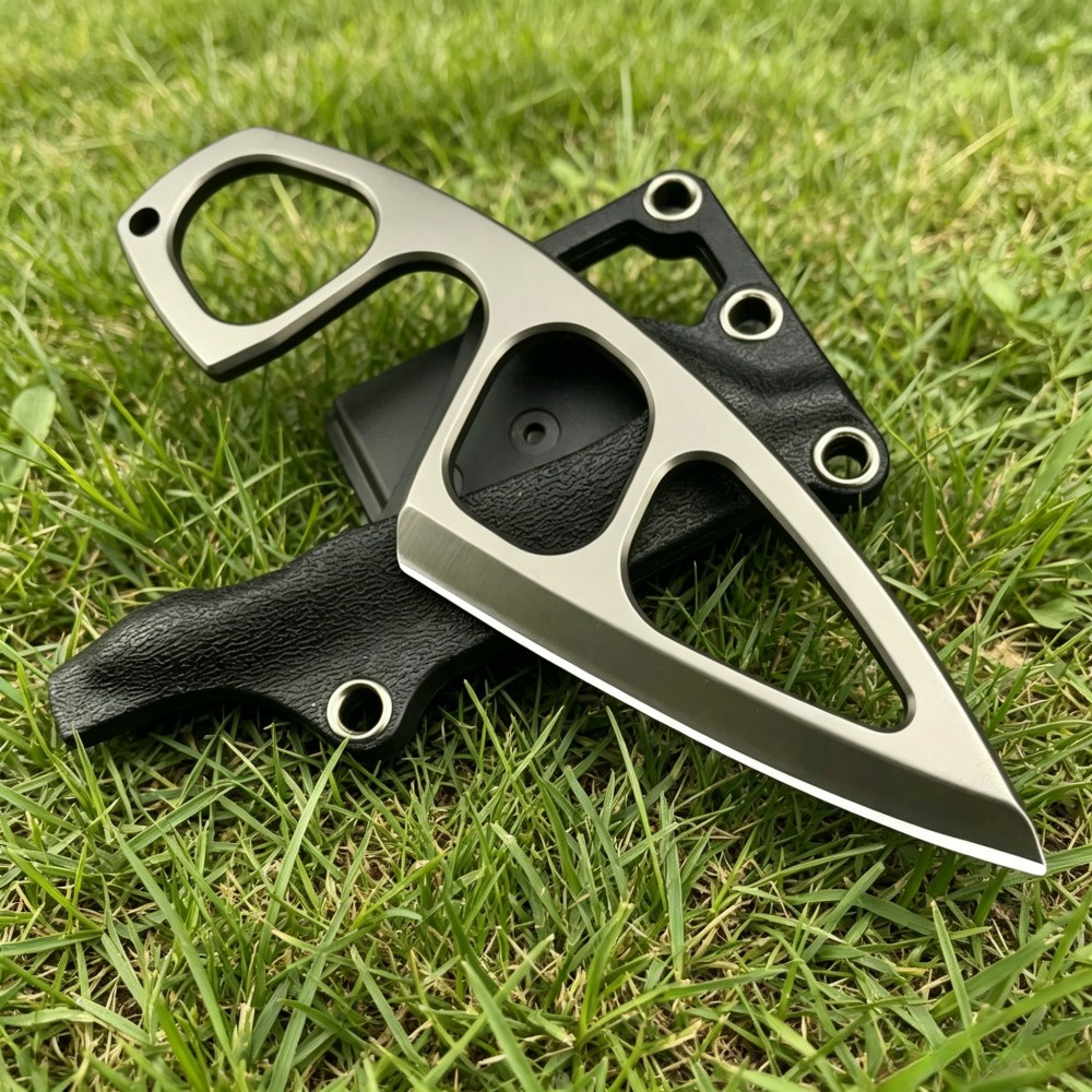 มีดคอแข็งแรงทนทาน ใบมีด 440C พ - Edc Fixed Blade Deep Carry บทวิจารณ์และราคา