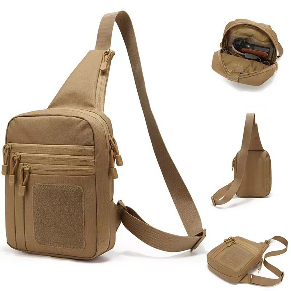 กระเป๋าปืนพกยุทธวิธี กระเป๋าซ่ - Edc Concealed Carry Sling Bag บทวิจารณ์และราคา